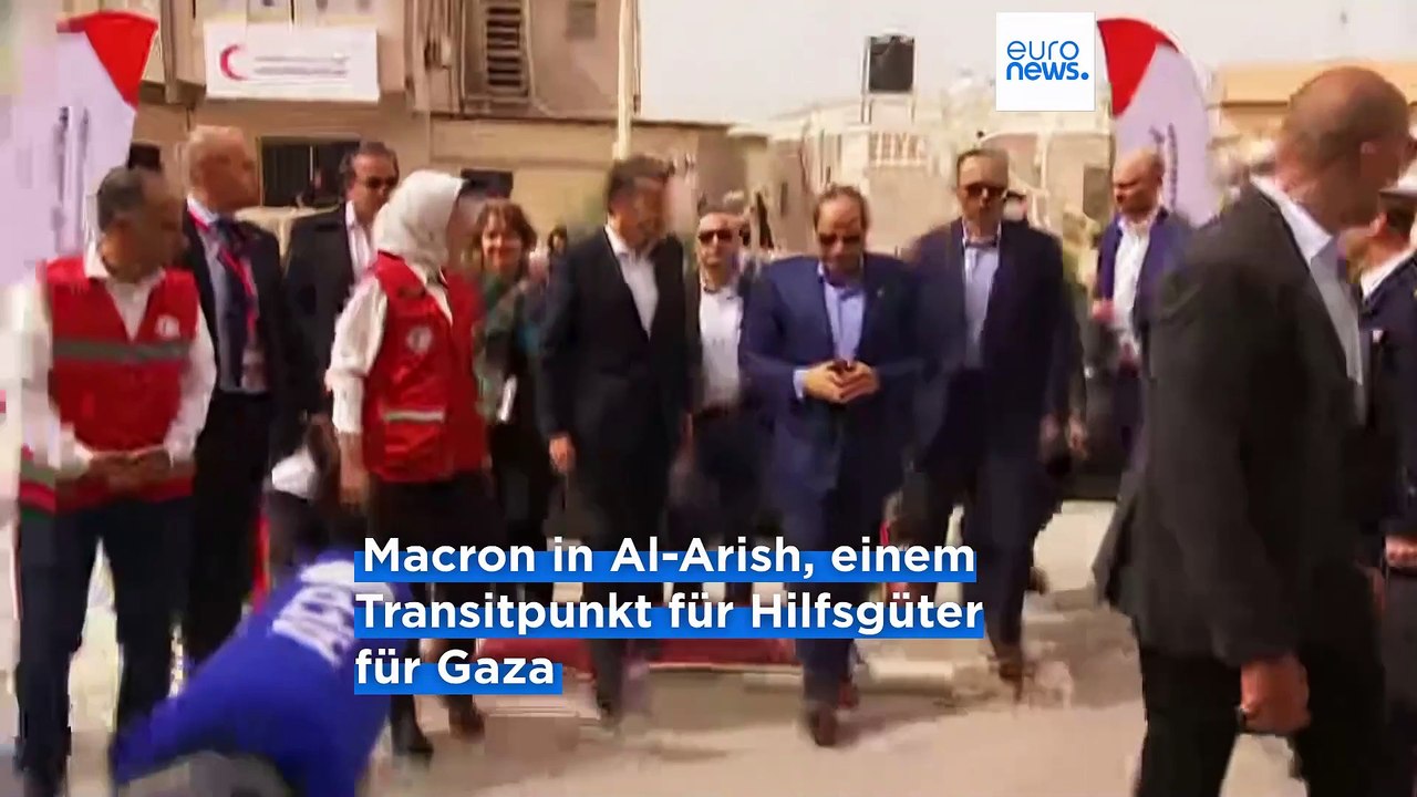 Macron drängt auf humanitäre Hilfe für den Gazastreifen