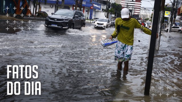 Belém registra pontos de alagamento após forte chuva nesta terça (84)