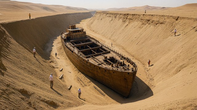 Un naufrage rempli d'or découvert dans le désert après 500 ans