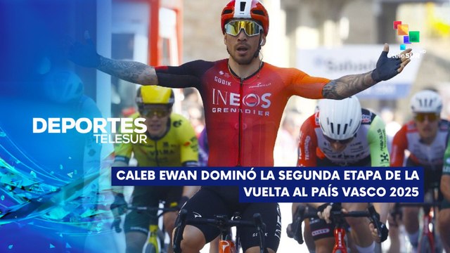 Caleb Ewan campeón en Vuelta al País Vasco 2025 DEPORTES TELESUR 08-04-2025