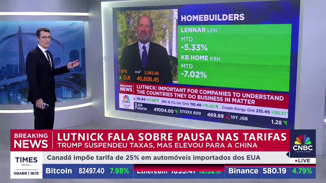Secretário do Comércio comenta recuo nas tarifas e exalta reindustrialização dos EUA | CNBC BREAKING