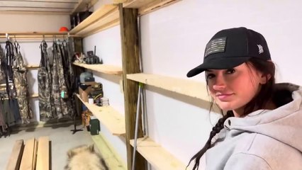 Finishing up Hannah’s Storage Room.