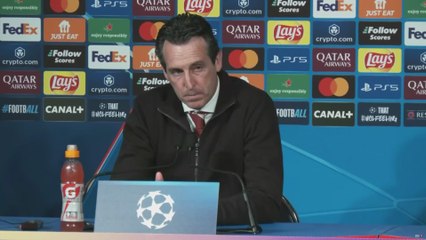 UNAI EMERY, rueda de prensa en ESPAÑOL tras el PSG 3 ASTON VILLA 1 de la CHAMPIONS LEAGUE