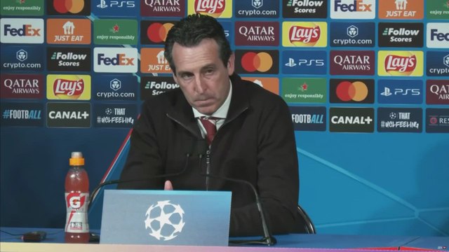 UNAI EMERY, rueda de prensa en ESPAÑOL tras el PSG 3 ASTON VILLA 1 de la CHAMPIONS LEAGUE