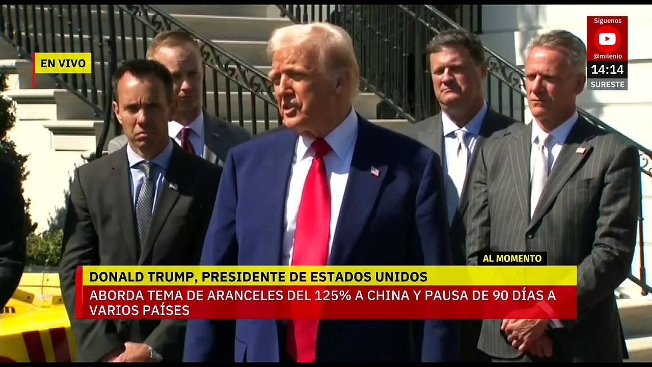 Donald Trump da mensaje tras pausar aranceles recíprocos globales