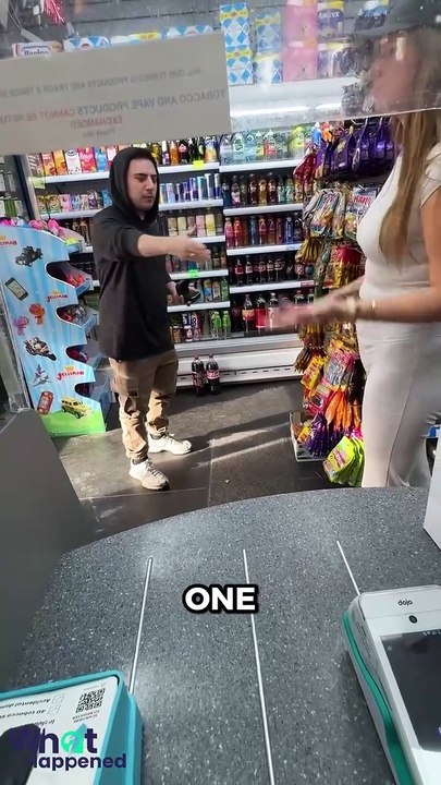 Guy Proposes In A Corner Shop 😳