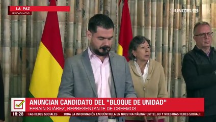 Bloque de unidad proclama a Samuel Doria Medina como su candidato a la Presidencia