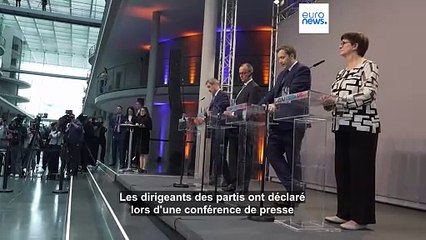 Contrat de coalition : "L'Allemagne est à nouveau sur la bonne voie", déclare Friedrich Merz