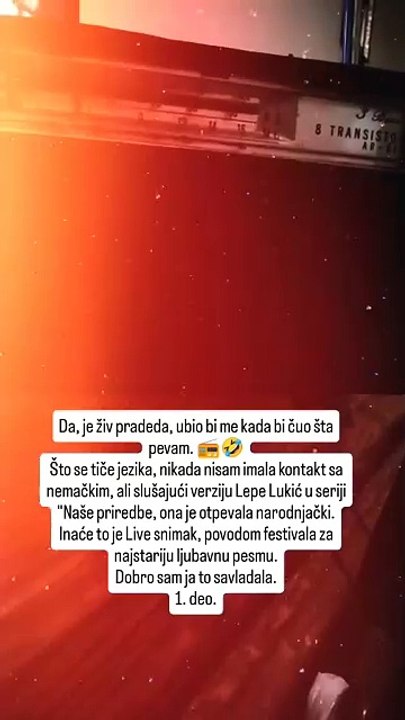 Darkolina Dana Perić - Live prenos - Lili Marlen