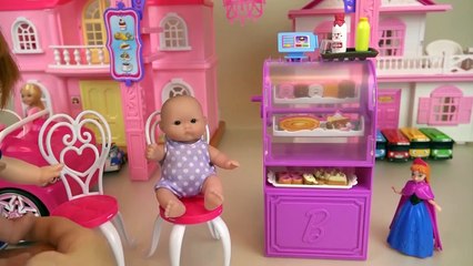 Pink Car and Donut Shop [Baby Dolly]