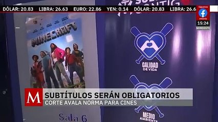 La SCJN ordena subtitulaje obligatorio en español para todas las películas de cine