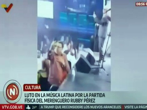 El mundo de la música entra en luto por el fallecimiento del merenguero Rubby Pérez