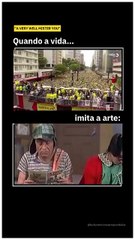 A vida imita a arte - BOLSONARO ANALFABETO EM DOIS IDIOMAS