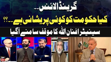 Grand Alliance... Is the government facing any concerns? Senator Afnan Ullah stance revealed