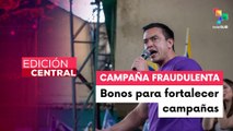 Daniel Noboa utiliza fondos para campaña electoral
