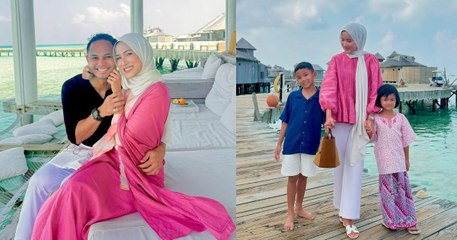 Percutian Kayangan, Hanis Zalikha Sambut Aidilfitri Di Resort Mewah Maldives!
