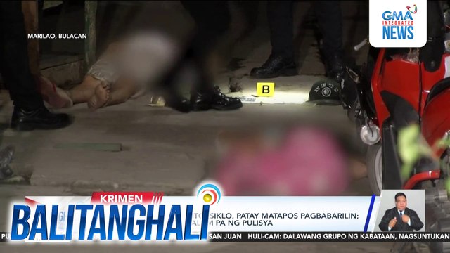 2 magkaangkas sa motorsiklo, patay matapos pagbabarilin; motibo sa krimen, inaalam pa ng pulisya | Balitanghali