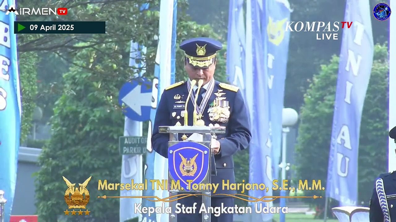 [FULL] Upacara HUT ke-79 TNI AU Dipimpin Langsung Kasau Marsekal TNI Tonny Harjono
