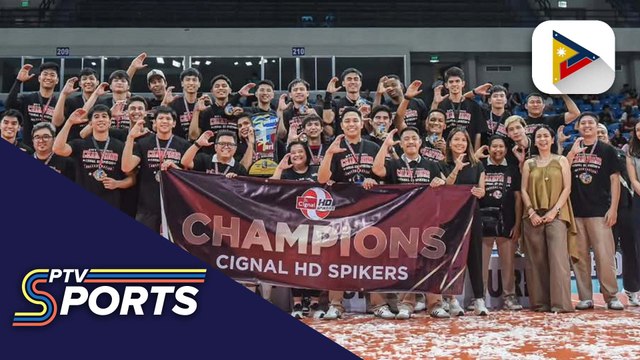 Cignal HD Spikers, itinanghal na kampeon sa Spikers' Turf Open Conference 2025