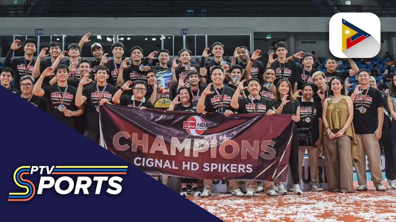 Cignal HD Spikers, itinanghal na kampeon sa Spikers' Turf Open Conference 2025