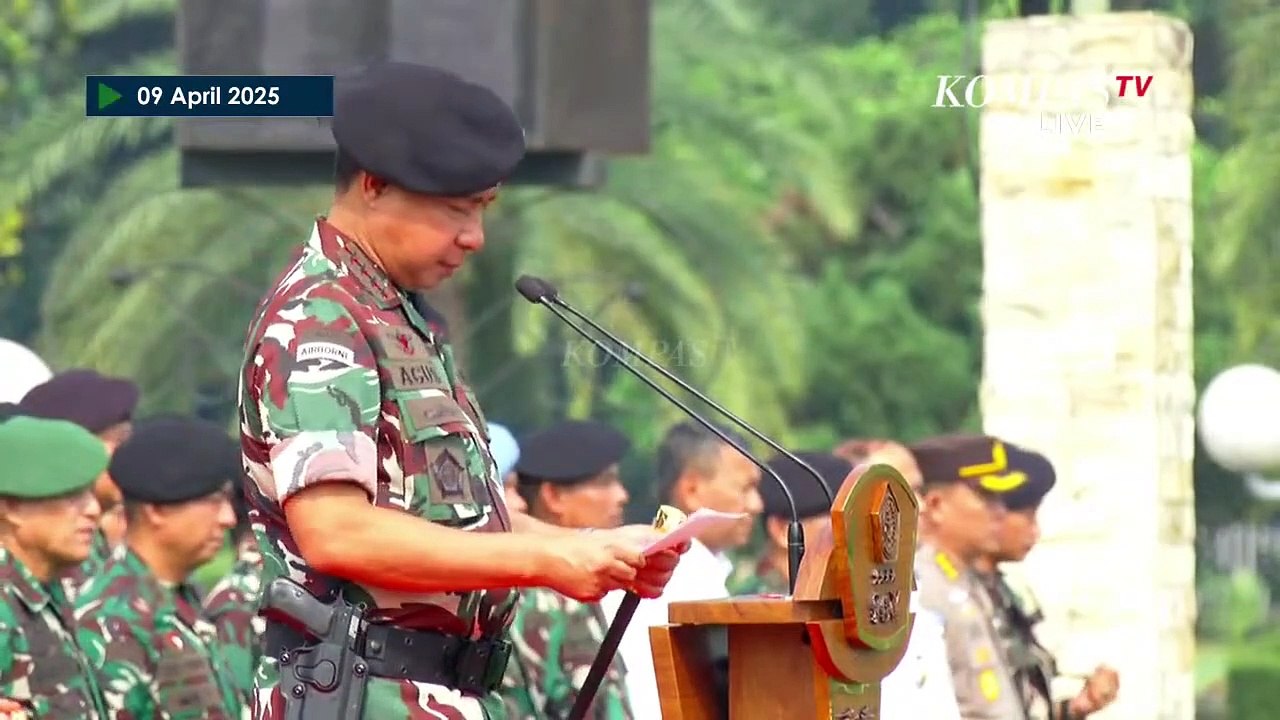 [FULL] Arahan Panglima TNI Jenderal Agus Lepas Satgas Garuda UNIFIL Misi Perdamaian ke Lebanon