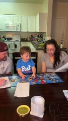 As soon as I saw this I knew I had to try with my mamas boy ❤️ #cookiechallenge #toddlermom