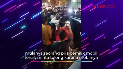 Diduga Tarik Paksa Mobil, Tiga DC Dikepung Massa di Grobogan