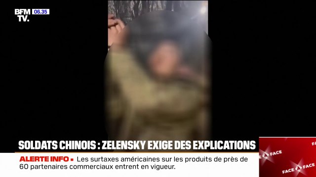 Volodymyr Zelensky annonce la capture dans l'est de l'Ukraine de deux soldats chinois combattant pour la Russie