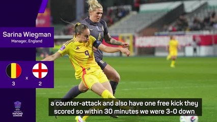 Not good enough and lots to learn - Wiegman on England loss