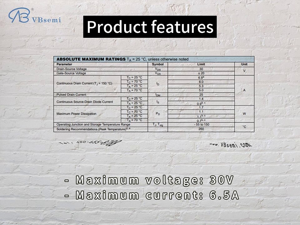 BSH102-VB is a SOT23 package N-Channel field effect MOS tube