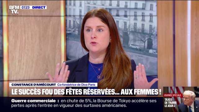 Soirées réservées aux femmes: L'idée est qu'elles laissent leur charge mentale aux vestiaires , explique Constance d'Amécourt (cofondatrice de Diva Paris)