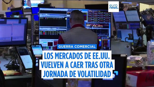 Wall Street se desploma tras anuncio de Trump de imponer aranceles del 104% a importaciones chinas