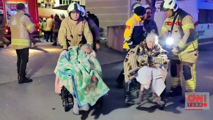 Huzurevinde yangın paniği: 24 kişi dumandan etkilendi