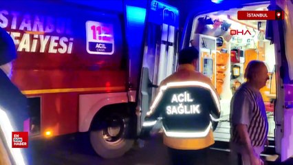 Dumandan etkilenen 17 huzurevi sakini ambulanslarla hastaneye kaldırıld