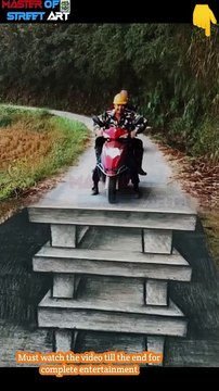 Street bridge Art🎭#art #streetart #painting #creative #artandfact