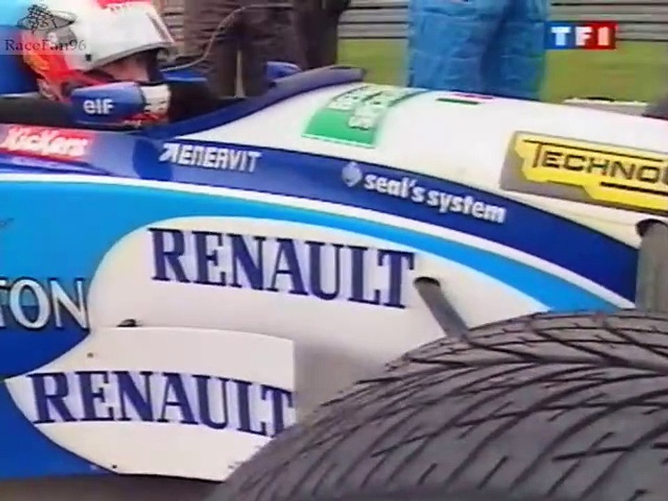 F1 1995_Manche 14_Grand Prix of Europe_Course (en français - TF1 - France) [RaceFan96]