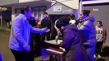 Ordu’da olay ihbarına giden polislere pasta sürprizi