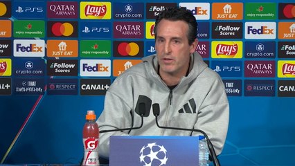 Unai Emery on PSG's strengths as Villa look for champions league upset