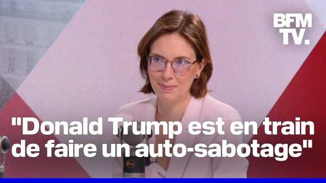 Droits de douane, déficit... L'interview en intégralité d'Amélie de Montchalin