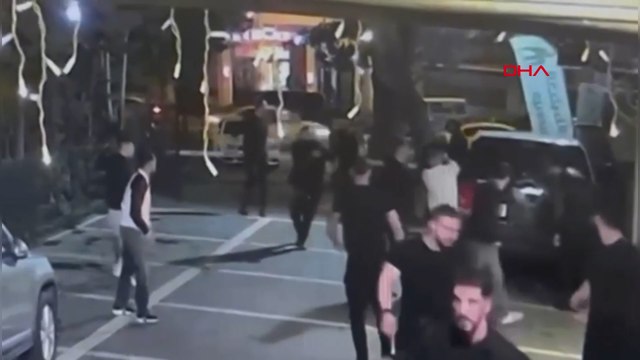 Şişli’de gece kulübü önündeki silahlı çatışma kamerada: 1 ölü 1 yaralı 8 gözaltı