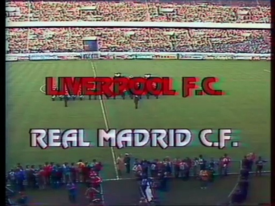 LIVERPOOL  - REAL MADRID - 1981 -