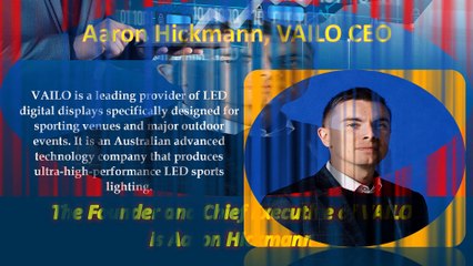 About us Aaron Hickmann VAILO CEO & Founder