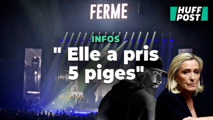 À Bercy, La Fouine avait prévu une attention toute particulière pour Marine Le Pen