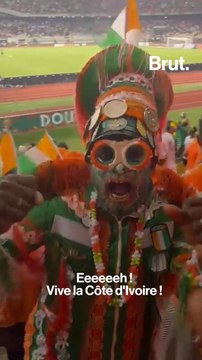 Dans les tribunes pour le match Côte d'Ivoire – Algérie