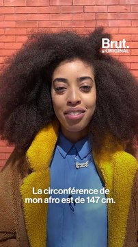 Elle a battu le record du monde de la plus grande coupe afro