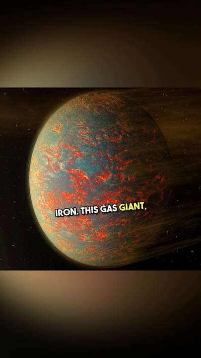 The Exoplanet Where the Sky Rains Iron