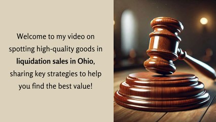 How To Spot High-Quality Goods In Liquidation Sales?