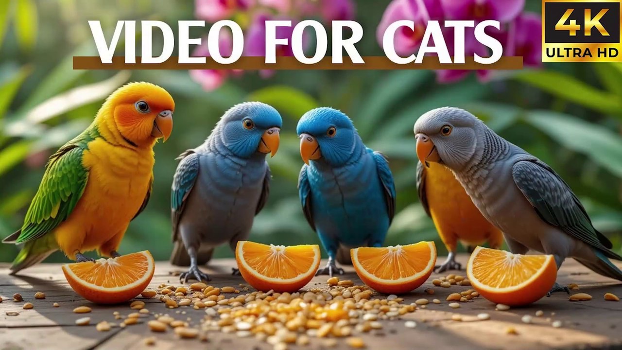 The Best Video for Cats to Watch Chirping Birds & Playful Squirrels - CatTV Central