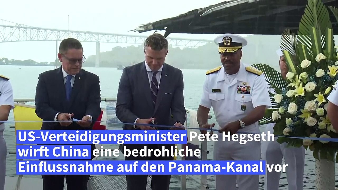 US-Verteidigungsminister Hegseth: China bedroht den Panama-Kanal