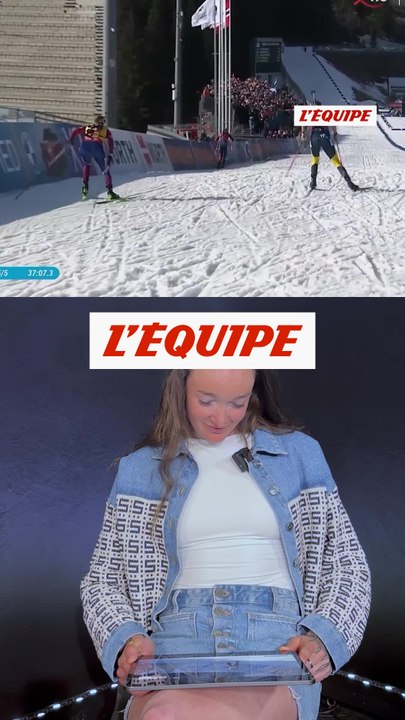 Lou Jeanmonnot revient sur sa sa chute qui lui a coûté la victoire - Biathlon - Coupe du monde